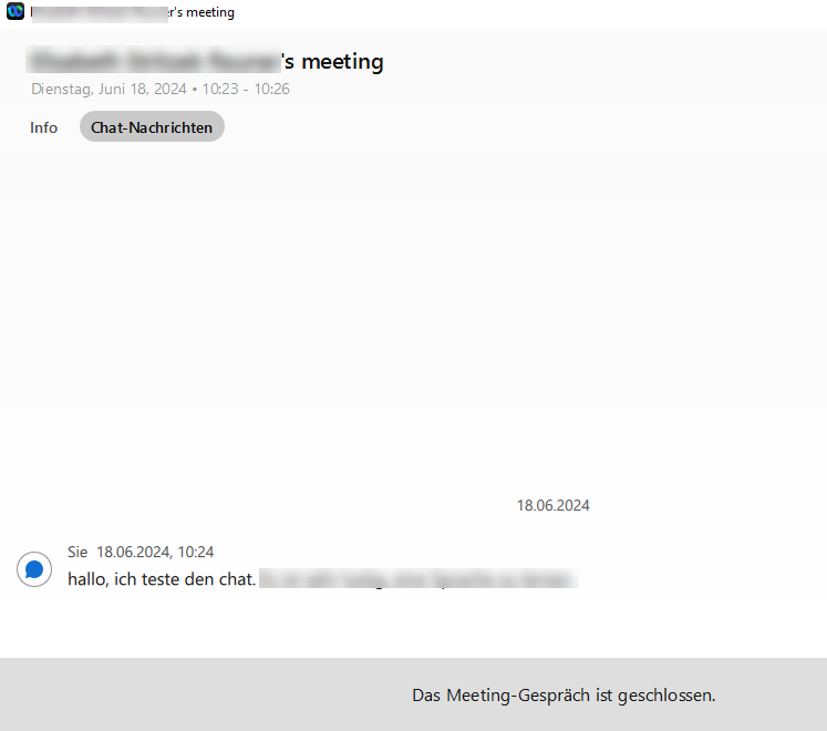 Chat Nachrichten