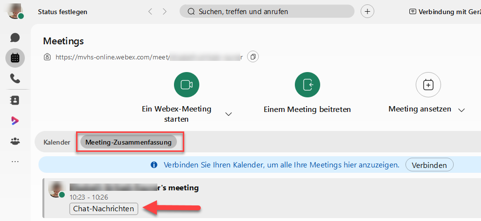 Meeting Zusammenfassung