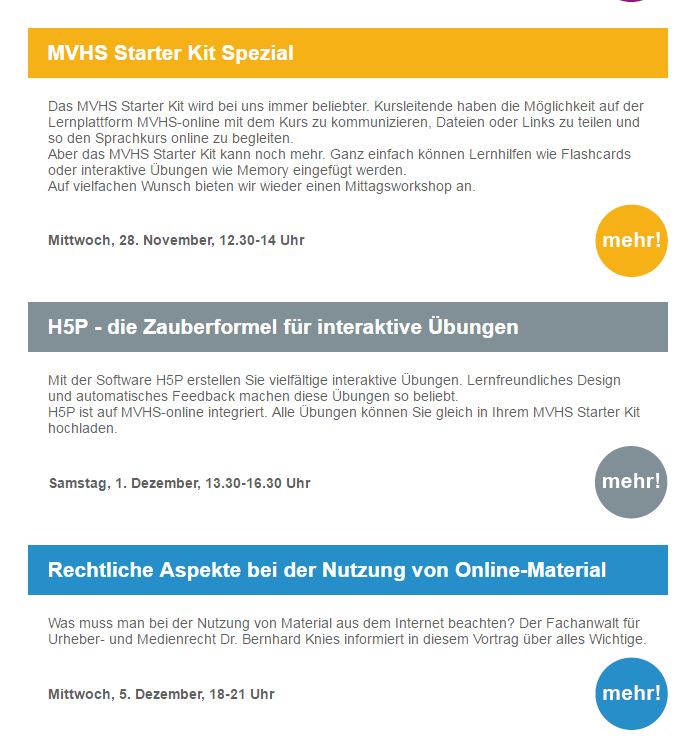 Newsletter Beispiel